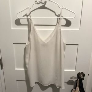 Topshop white slip tank US 8